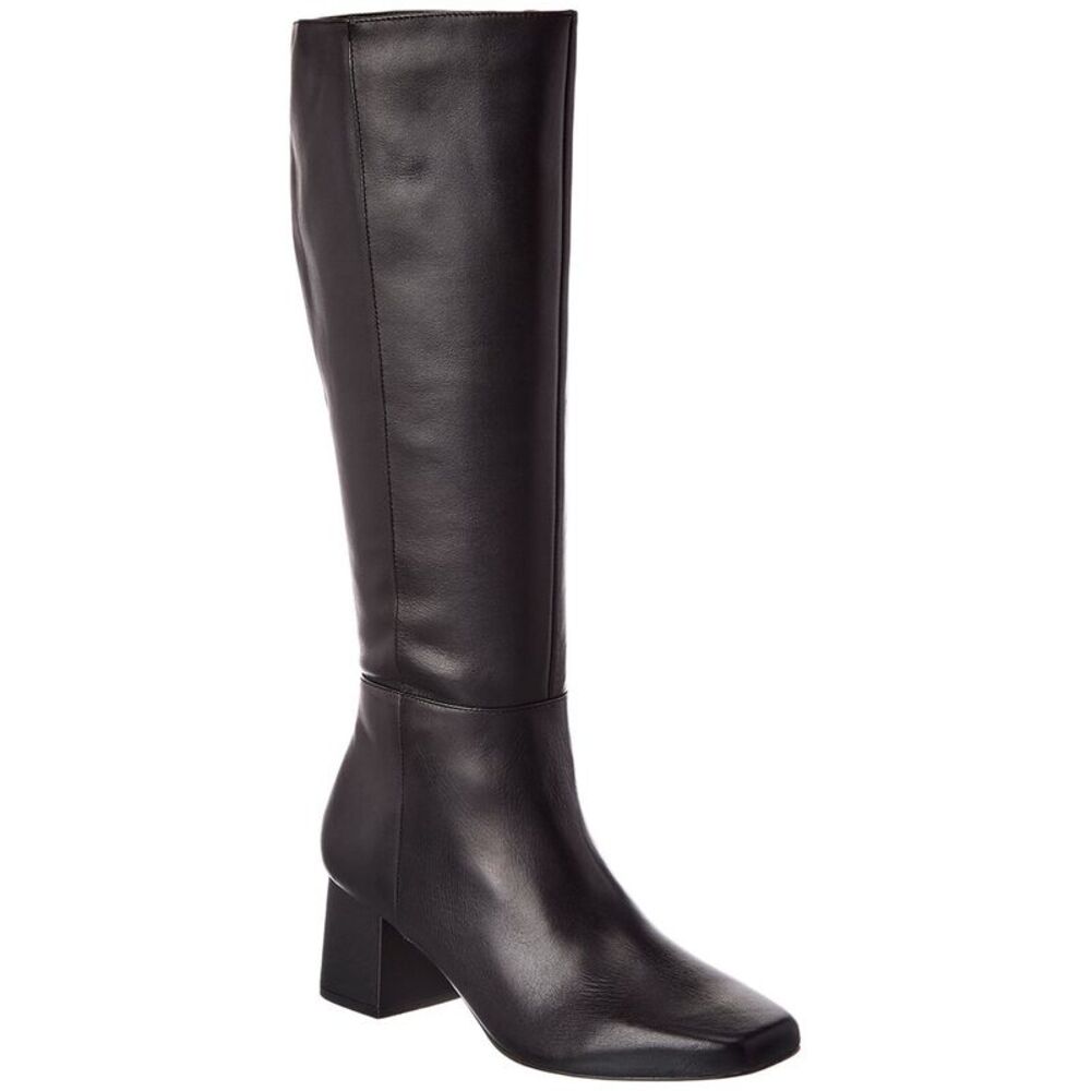 Dune London Signature Leather Boot, Black